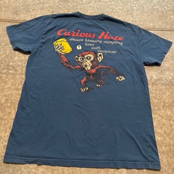 Device Brewing Company Curious Haze Beer Shrit Mens Large Sacramento California - Picture 1 of 9